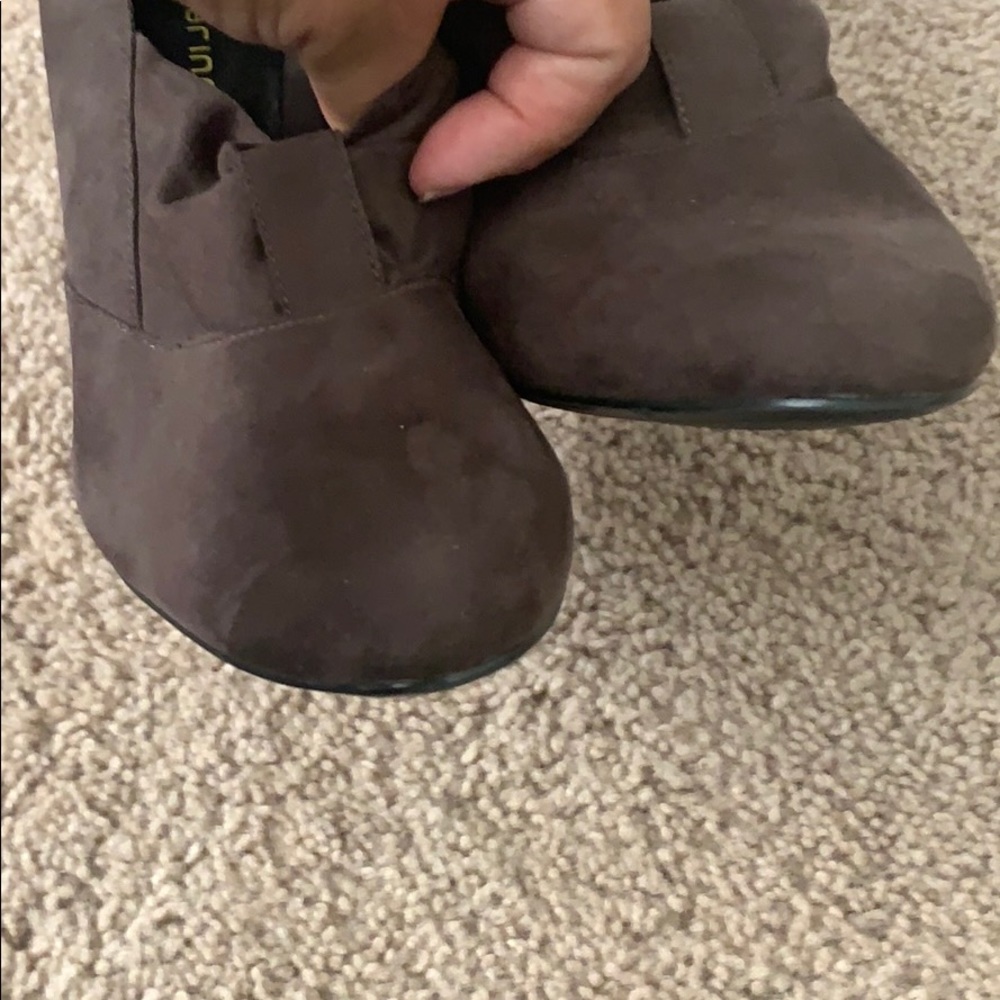 Suede booties - Picture 4 of 5